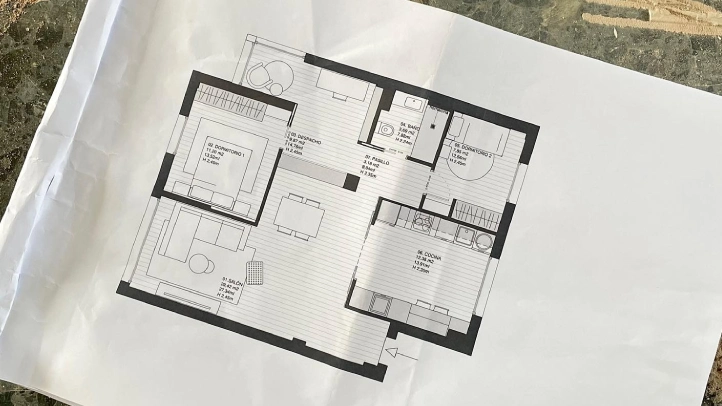 planos de la casa reformada