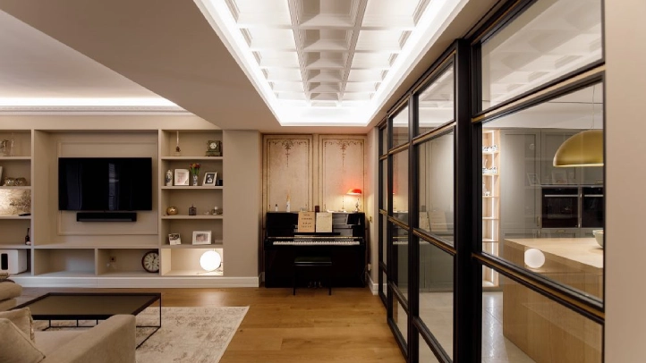 salon reformado por empresa de reformas