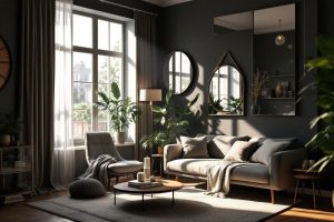 A photograph of a cozy