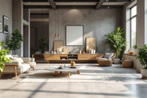 A photograph of a modern